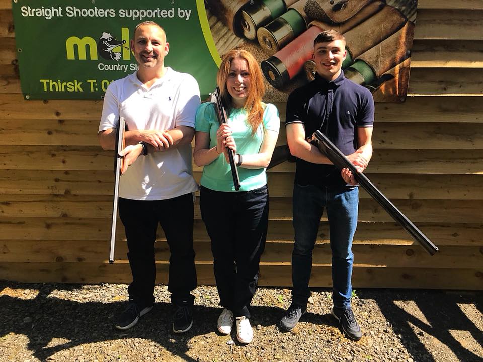Clay pigeon shooting ground - yorkshire